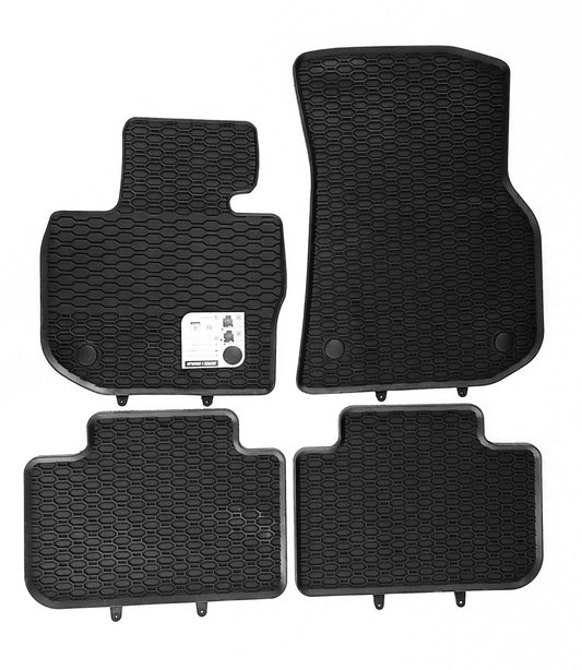 Premium quality black rubber mats compatible with BMW X3 G01 (2017-2024), X4 G02 (2018-2025)