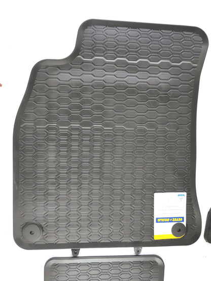 Premium quality black rubber mats compatible with  Audi A4 B8/A5 8T 2008-2015