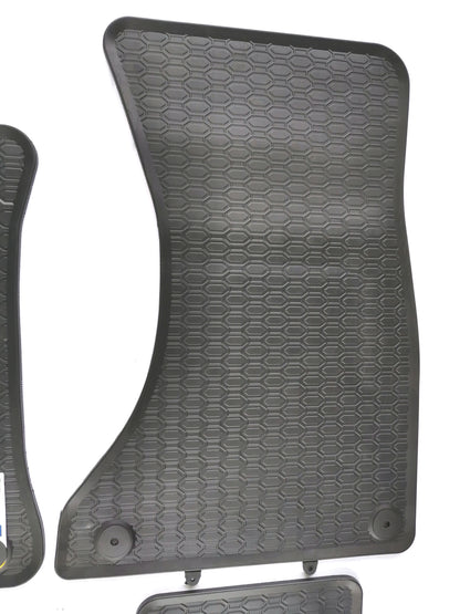 Premium quality black rubber mats compatible with  Audi A4 B8/A5 8T 2008-2015