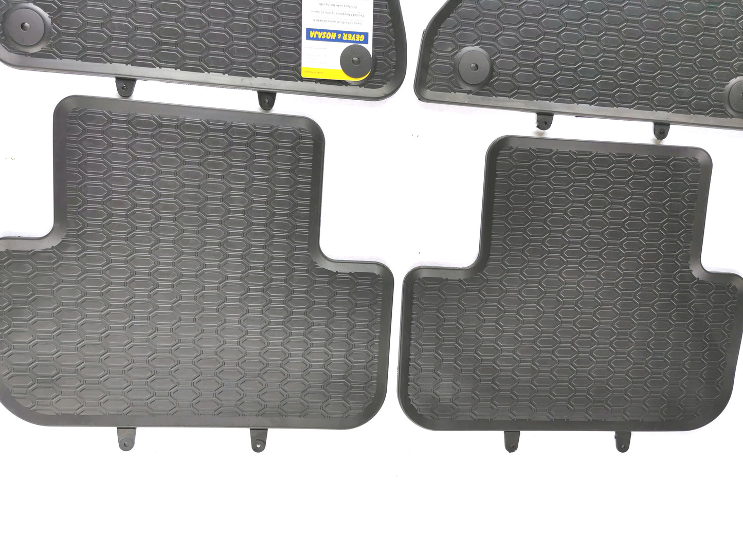 Premium quality black rubber mats compatible with  Audi A4 B8/A5 8T 2008-2015