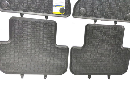 Premium quality black rubber mats compatible with  Audi A4 B8/A5 8T 2008-2015